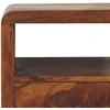 Artisan Furniture Aspen mango medienos naktinis staliukas, kaštono atspalvio