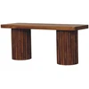 Artisan Furniture Astoria su reljefiniu fasadu mango medienos suoliukas