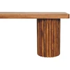 Artisan Furniture Astoria su reljefiniu fasadu mango medienos suoliukas