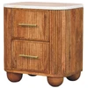 Artisan Furniture Aurora Marble naktinis staliukas su marmuro detale