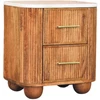 Artisan Furniture Aurora Marble naktinis staliukas su marmuro detale