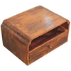 Artisan Furniture Avora prie sienos montuojamas mango medienos komoda, kaštono atspalvio