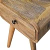 Artisan Furniture Ąžuolo Mini naktinis staliukas su 1 stalčiumi