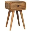 Artisan Furniture Ąžuolo Mini naktinis staliukas su 1 stalčiumi