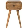 Artisan Furniture Ąžuolo Mini naktinis staliukas su 1 stalčiumi
