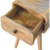 Artisan Furniture Ąžuolo Mini naktinis staliukas su 1 stalčiumi