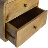 Artisan Furniture Ąžuolo naktinis staliukas su 2 stalčiais