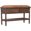 Artisan Furniture Bamboo Carved mango medienos daiktadėžė su raižytomis detalėmis