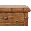 Artisan Furniture Bamboo mango medienos naktinis staliukas, gintarinio ąžuolo atspalvio