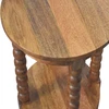 Artisan Furniture Barley Twist Round mango medienos šoninis staliukas