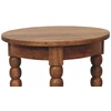 Artisan Furniture Barley Twist Round mango medienos šoninis staliukas