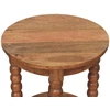 Artisan Furniture Barley Twist Round mango medienos šoninis staliukas