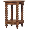 Artisan Furniture Barley Twist Round mango medienos šoninis staliukas