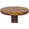 Artisan Furniture Base lenktų formų mango medienos šoninis staliukas