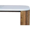 Artisan Furniture Beaumont Marble mango medienos naktinis staliukas su marmuro detale