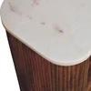Artisan Furniture Beaumont Marble mango medienos naktinis staliukas su marmuro detale