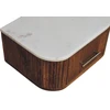 Artisan Furniture Beaumont prie sienos montuojamas mango medienos naktinis staliukas