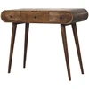 Artisan Furniture Contour Curve Dressing mango medienos kosmetinis staliukas