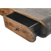 Artisan Furniture Contour prie sienos montuojamas mango medienos konsolinis staliukas