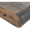 Artisan Furniture Contour prie sienos montuojamas mango medienos konsolinis staliukas