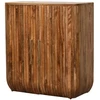 Artisan Furniture Curve su reljefiniu fasadu mango medienos spintelė