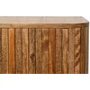 Artisan Furniture Curve su reljefiniu fasadu mango medienos spintelė