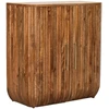 Artisan Furniture Curve su reljefiniu fasadu mango medienos spintelė