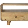 Artisan Furniture Lenktas Ąžuolo konsolinis staliukas