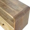 Artisan Furniture Lenktas Ąžuolo konsolinis staliukas