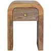 Artisan Furniture Lenktas Ąžuolo Mini naktinis staliukas