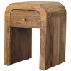 Artisan Furniture Lenktas Ąžuolo Mini naktinis staliukas