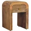 Artisan Furniture Lenktas Ąžuolo Mini naktinis staliukas