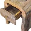 Artisan Furniture Lenktas Ąžuolo Mini naktinis staliukas