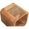 Artisan Furniture Lenktas Ąžuolo Mini naktinis staliukas