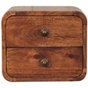 Artisan Furniture Lenktas Mini naktinis staliukas