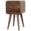 Artisan Furniture Lenktas Mini naktinis staliukas