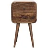 Artisan Furniture Lenktas Mini naktinis staliukas