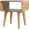 Artisan Furniture Lenktas naktinis staliukas