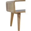 Artisan Furniture Lenktas naktinis staliukas