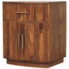 Artisan Furniture Lenktas naktinis staliukas