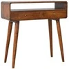 Artisan Furniture Lenktas Riešutmedžio konsolinis staliukas