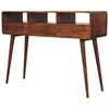 Artisan Furniture Lenktas Riešutmedžio konsolinis staliukas
