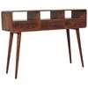 Artisan Furniture Lenktas Riešutmedžio konsolinis staliukas