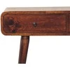 Artisan Furniture Lenktas Riešutmedžio konsolinis staliukas