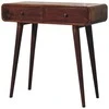 Artisan Furniture Lenktas Riešutmedžio konsolinis staliukas