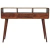 Artisan Furniture Lenktas Riešutmedžio konsolinis staliukas