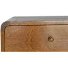 Artisan Furniture Lenktas Riešutmedžio naktinis staliukas