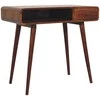 Artisan Furniture Lenktas Riešutmedžio rašomasis stalas
