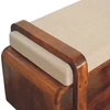 Artisan Furniture Loop mango medienos suoliukas, kaštono atspalvio