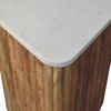 Artisan Furniture Marble šoninis staliukas su marmuro detale, ąžuolo atspalvio